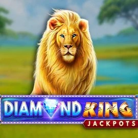 Diamond King Jackpots logo by SpinPlay Games at 888 Casino