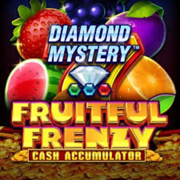 Diamond Mystery Fruitful Frenzy Cash Accumulator slot icon by Greentube, available at 888 Casino