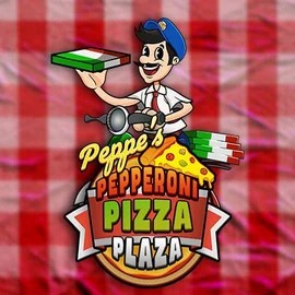 Peppe’s Pepperoni Pizza Plaza slot icon by Pragmatic Play, available at 888 Casino