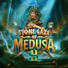 Stone Gaze of Medusa 2 slot logo by Stakelogic at 888 Casino